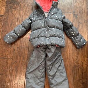 Carter's Gray Star Print Jacket and Pants Set
